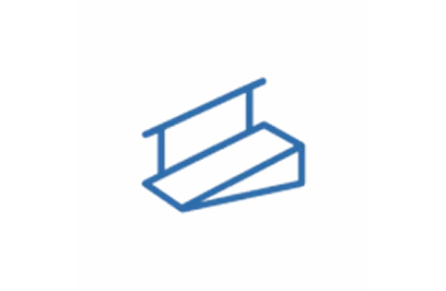 Icon representing a wheelchair-accessible ramp for easier entry.